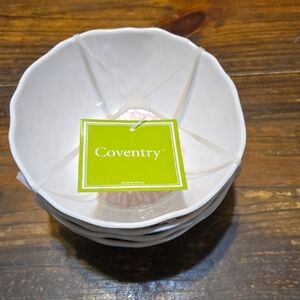 Coventry Floral Shabby Chic Bowls Set of 4 New